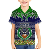 personalised-pohnpei-state-christmas-hawaiian-shirt-coat-of-arms-beautiful-merry-xmas-snowflake