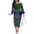 personalised-pohnpei-state-christmas-off-the-shoulder-long-sleeve-dress-coat-of-arms-beautiful-merry-xmas-snowflake