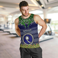 chuuk-state-christmas-men-tank-top-coat-of-arms-beautiful-merry-xmas-snowflake