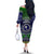 chuuk-state-christmas-off-the-shoulder-long-sleeve-dress-coat-of-arms-beautiful-merry-xmas-snowflake