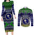 personalised-chuuk-state-christmas-couples-matching-long-sleeve-bodycon-dress-and-long-sleeve-button-shirts-coat-of-arms-beautiful-merry-xmas-snowflake