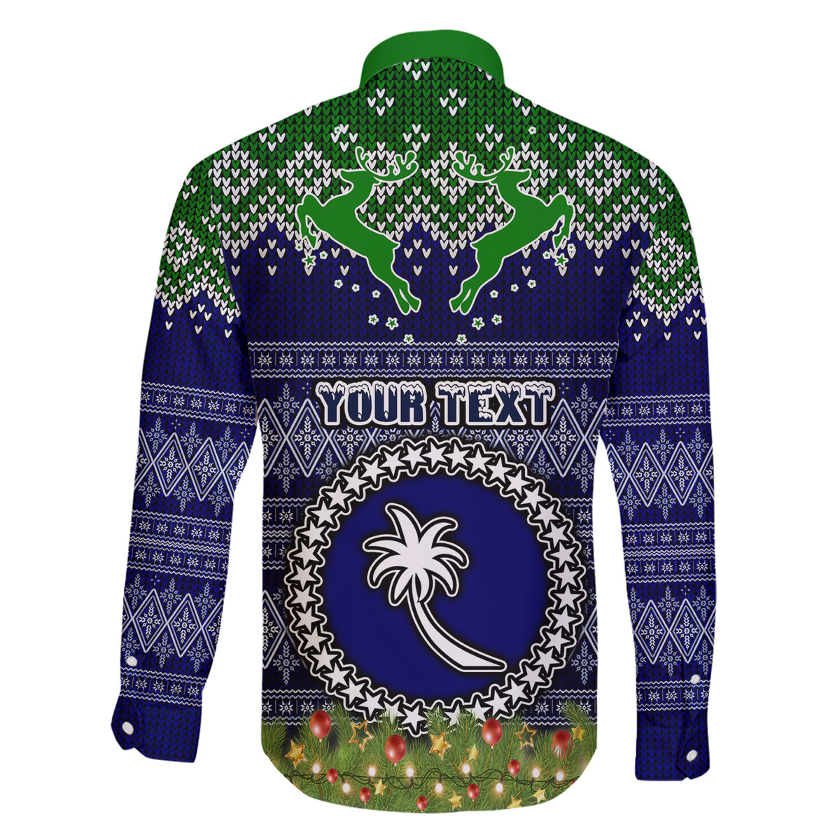 Personalised Chuuk State Christmas Family Matching Short Sleeve Bodycon Dress and Hawaiian Shirt Coat of Arms Beautiful Merry Xmas Snowflake LT03 - Polynesian Pride