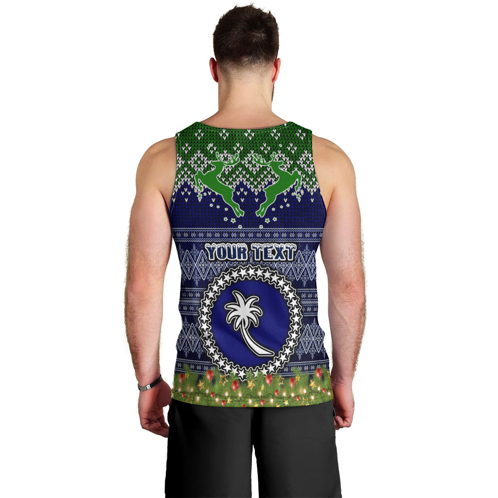 personalised-chuuk-state-christmas-men-tank-top-coat-of-arms-beautiful-merry-xmas-snowflake