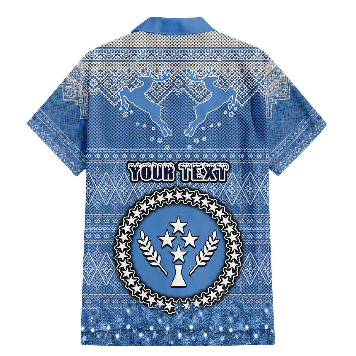 Personalised Kosrae Christmas Family Matching Mermaid Dress and Hawaiian Shirt Coat of Arms Beautiful Merry Xmas Snowflake LT03 - Polynesian Pride