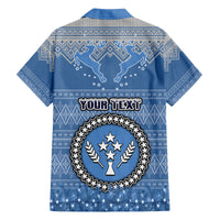 Personalised Kosrae Christmas Family Matching Summer Maxi Dress and Hawaiian Shirt Coat of Arms Beautiful Merry Xmas Snowflake LT03 - Polynesian Pride