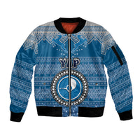 personalised-yap-christmas-sleeve-zip-bomber-jacket-coat-of-arms-beautiful-merry-xmas-snowflake