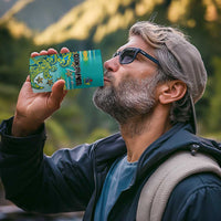 Personalised Cook Islands Va'a Race 4 in 1 Can Cooler Tumbler Te Tatau Tattoos Sporty Style Turquoise Color LT03 - Polynesian Pride