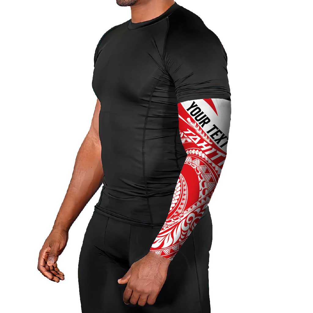 Personalised Tahiti Va'a Race Arm Sleeves Polynesian Tattoos Sporty Style - Polynesian Pride