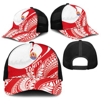 Tahiti Va'a Race Baseball Net Cap Polynesian Tattoos Sporty Style - Polynesian Pride