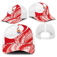 Tahiti Va'a Race Baseball Net Cap Polynesian Tattoos Sporty Style - Polynesian Pride