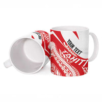 Personalised Tahiti Va'a Race Ceramic Mug Polynesian Tattoos Sporty Style LT03 - Polynesian Pride