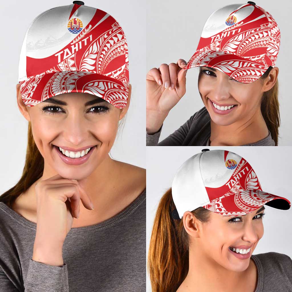 Tahiti Va'a Race Classic Cap Polynesian Tattoos Sporty Style - Polynesian Pride