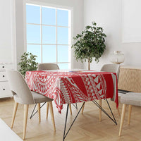 Tahiti Va'a Race Tablecloth Polynesian Tattoos Sporty Style - Polynesian Pride