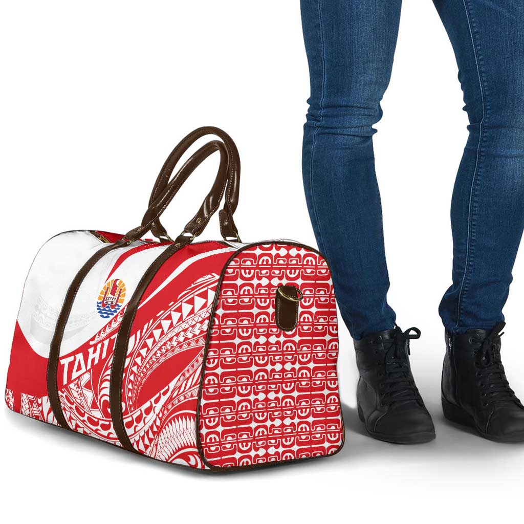 Tahiti Va'a Race Travel Bag Polynesian Tattoos Sporty Style - Polynesian Pride