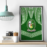 Tonga Liahona High School Canvas Wall Art Traditional Ngatu and Polynesian Pattern LT03 - Polynesian Pride