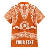 Tonga Tailulu College Family Matching Off Shoulder Maxi Dress and Hawaiian Shirt Traditional Ngatu and Polynesian Pattern LT03 - Polynesian Pride
