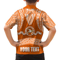 Tonga Tailulu College Family Matching Tank Maxi Dress and Hawaiian Shirt Traditional Ngatu and Polynesian Pattern LT03 - Polynesian Pride