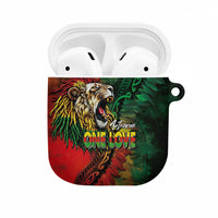 Aotearoa One Love AirPods Case Reggae Lion with Kakahu Huruhuru