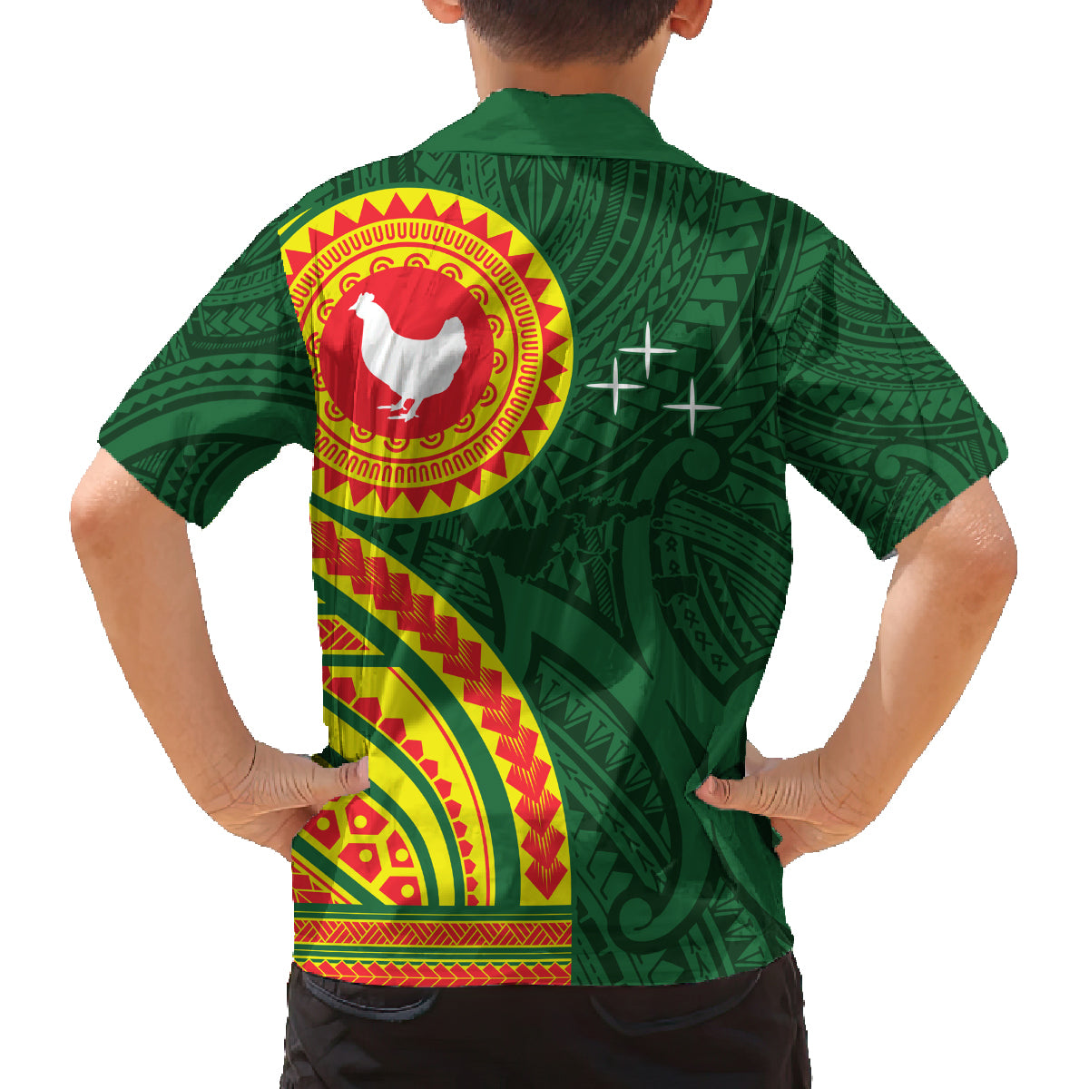 Manu'a Cession Day Family Matching Long Sleeve Bodycon Dress and Hawaiian Shirt Polynesian Pattern LT03 - Polynesian Pride