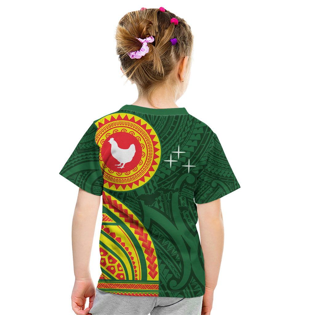 Manu'a Cession Day Kid T Shirt Polynesian Pattern