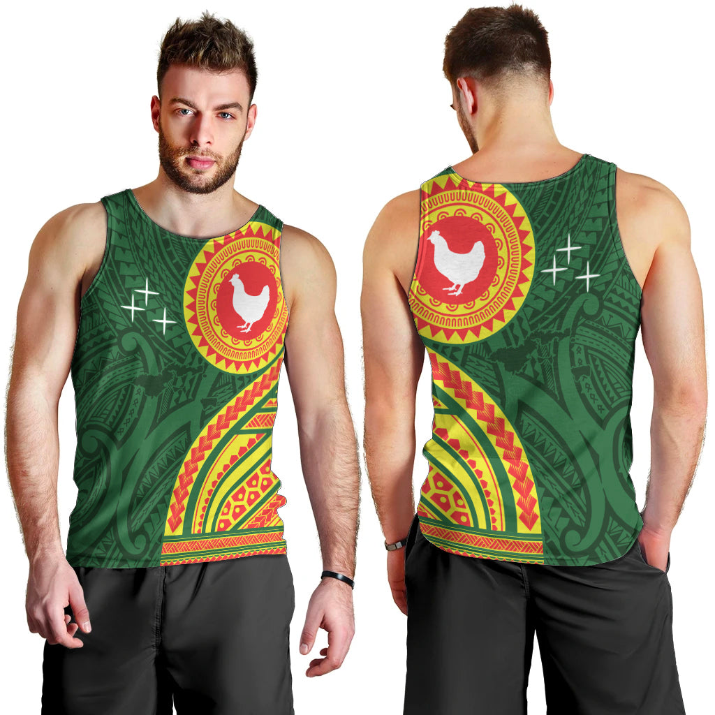 Manu'a Cession Day Men Tank Top Polynesian Pattern