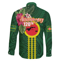 Manu'a Cession Day 120th Anniversary Family Matching Puletasi and Hawaiian Shirt Polynesian Pattern and Hibiscus Flower