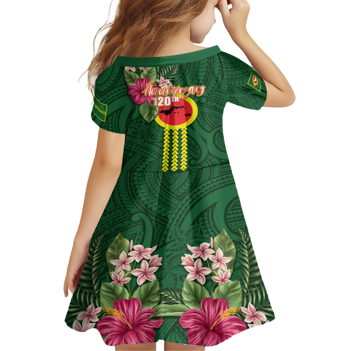 Manu'a Cession Day 120th Anniversary Family Matching Short Sleeve Bodycon Dress and Hawaiian Shirt Polynesian Pattern and Hibiscus Flower LT03 - Polynesian Pride