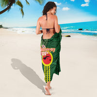 Manu'a Cession Day 120th Anniversary Sarong Polynesian Pattern and Hibiscus Flower