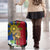 Philippines Lapu Lapu King Jasmine Flowers Luggage Cover Filipino Sun Tattoo