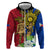 Philippines Lapu Lapu King Jasmine Flowers Zip Hoodie Filipino Sun Tattoo