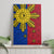 Philippines Sun Batok Tattoo Canvas Wall Art Polynesian and Yakan Pattern