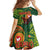 Proud of Manu'a Islands Family Matching Long Sleeve Bodycon Dress and Hawaiian Shirt Rooster and Polynesian Art Wing Style