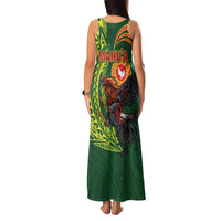 Proud of Manu'a Islands Family Matching Tank Maxi Dress and Hawaiian Shirt Rooster and Polynesian Art Wing Style LT03 - Polynesian Pride