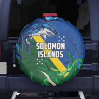 Solomon Islands Polynesian Tribal Shark and Crocodile Spare Tire Cover LT03 - Polynesian Pride
