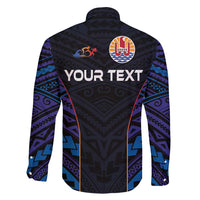 Personalised Tahiti Triathlon Polynesian Pattern Family Matching Puletasi and Hawaiian Shirt