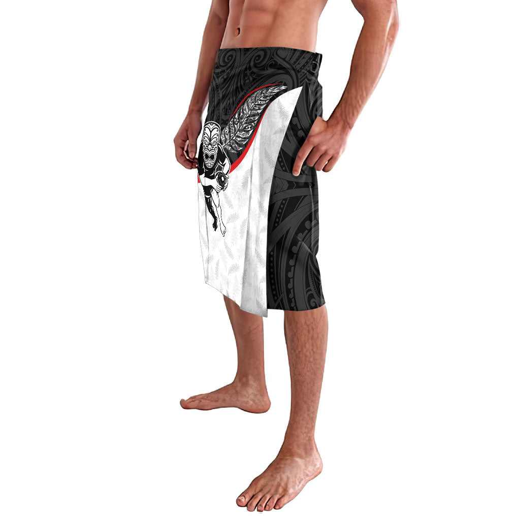 Aotearoa Lawn Bowls Lavalava Maori Warrior and Silver Fern Sporty Style LT03 - Polynesian Pride