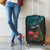Personalized New Zealand Christmas Luggage Cover Maori Santa Pikorua and Pohutukawa Meri Kirihimete LT03 - Polynesian Pride
