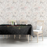 Personalized New Zealand Christmas Tablecloth Maori Santa Pikorua and Pohutukawa Meri Kirihimete LT03 - Polynesian Pride