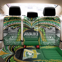 Cook Islands Rugby League Back Car Seat Cover Avaiki Tatau Tribal Motifs Black Color LT03 - Polynesian Pride