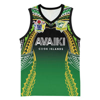 Custom Cook Islands Rugby League Basketball Jersey Avaiki Tatau Tribal Motifs Black Color LT03 Unisex Black - Polynesian Pride