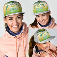 Cook Islands Rugby League Mesh Trucker Cap Avaiki Tatau Tribal Motifs White Color - Polynesian Pride