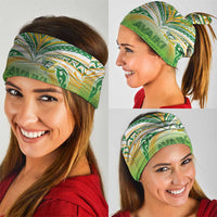 Cook Islands Rugby League Neck Gaiter Avaiki Tatau Tribal Motifs White Color - Polynesian Pride