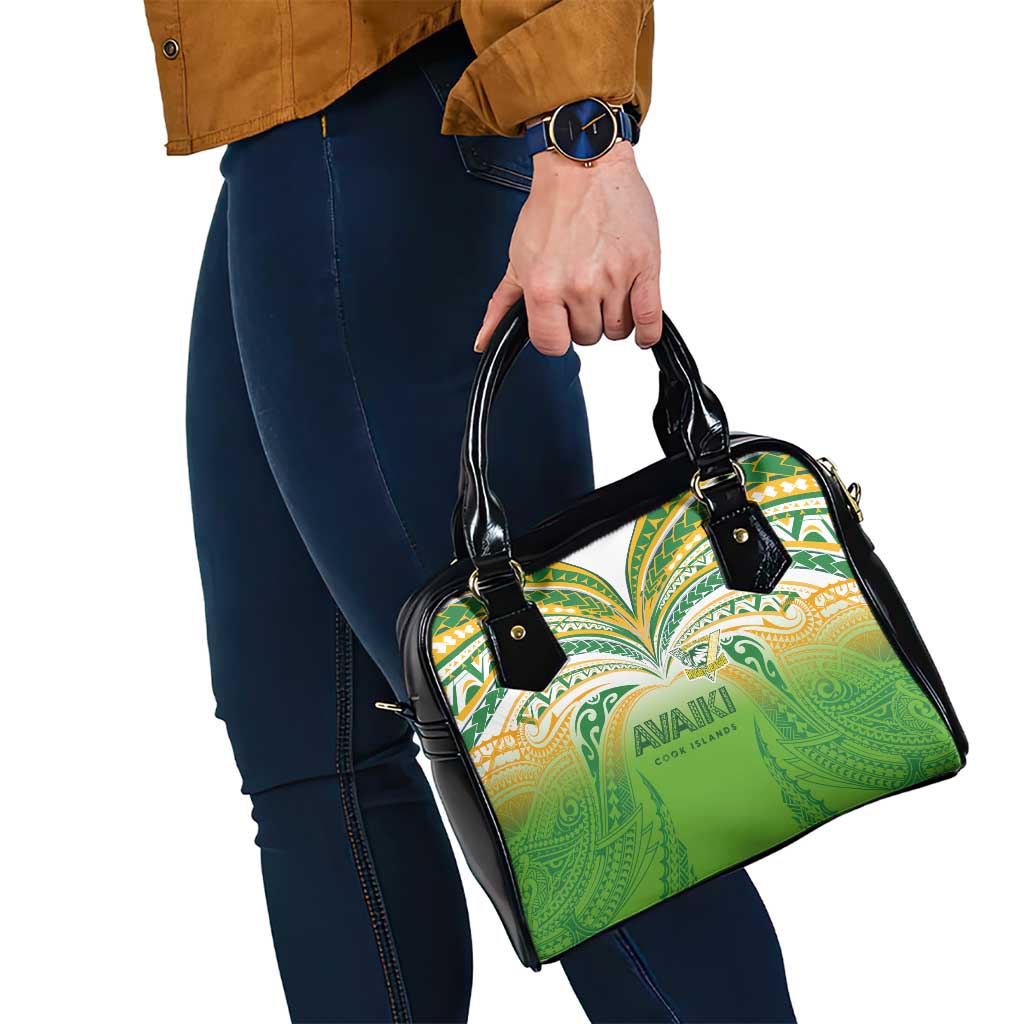 Cook Islands Rugby League Shoulder Handbag Avaiki Tatau Tribal Motifs White Color - Polynesian Pride