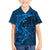 Polynesian Dolphin Valentine Day Family Matching Off Shoulder Maxi Dress and Hawaiian Shirt Hibiscus and Tribal Tattoo Blue Style LT03 Son's Shirt Blue - Polynesian Pride