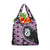 Purple Taniko Motif Aotearoa Manaia and Silver Fern Grocery Bag
