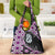 Purple Taniko Motif Aotearoa Manaia and Silver Fern Grocery Bag