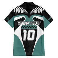 Custom New Zealand Bicycle 2025 Family Matching Off The Shoulder Long Sleeve Dress and Hawaiian Shirt LT03 - Polynesian Pride