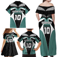 Custom New Zealand Bicycle 2025 Family Matching Off Shoulder Maxi Dress and Hawaiian Shirt LT03 - Polynesian Pride