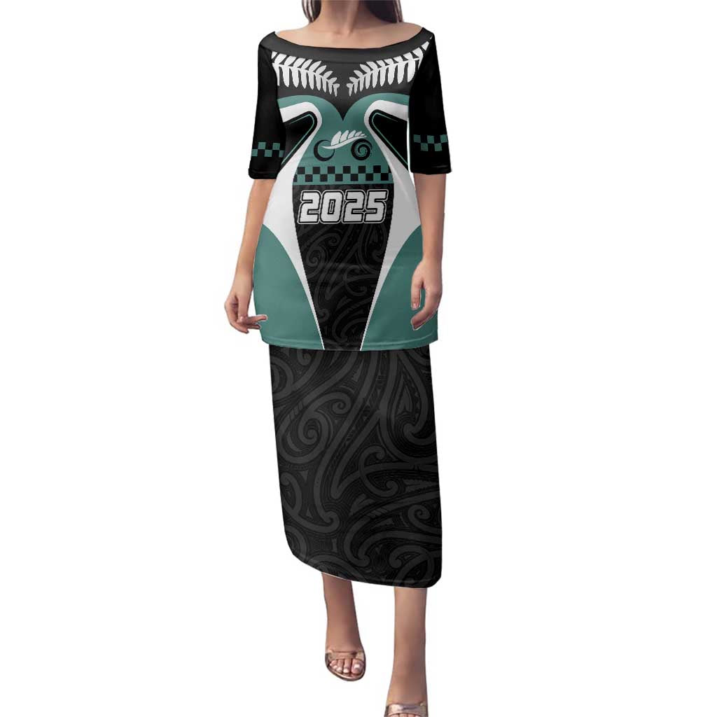 Custom New Zealand Bicycle 2025 Family Matching Puletasi and Hawaiian Shirt