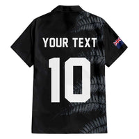 Custom New Zealand Football-Towards World Cup 2026 Family Matching Off Shoulder Maxi Dress and Hawaiian Shirt LT03 - Polynesian Pride